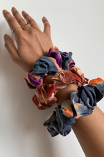 Hand-Dyed Scrunchies (Set of 3)