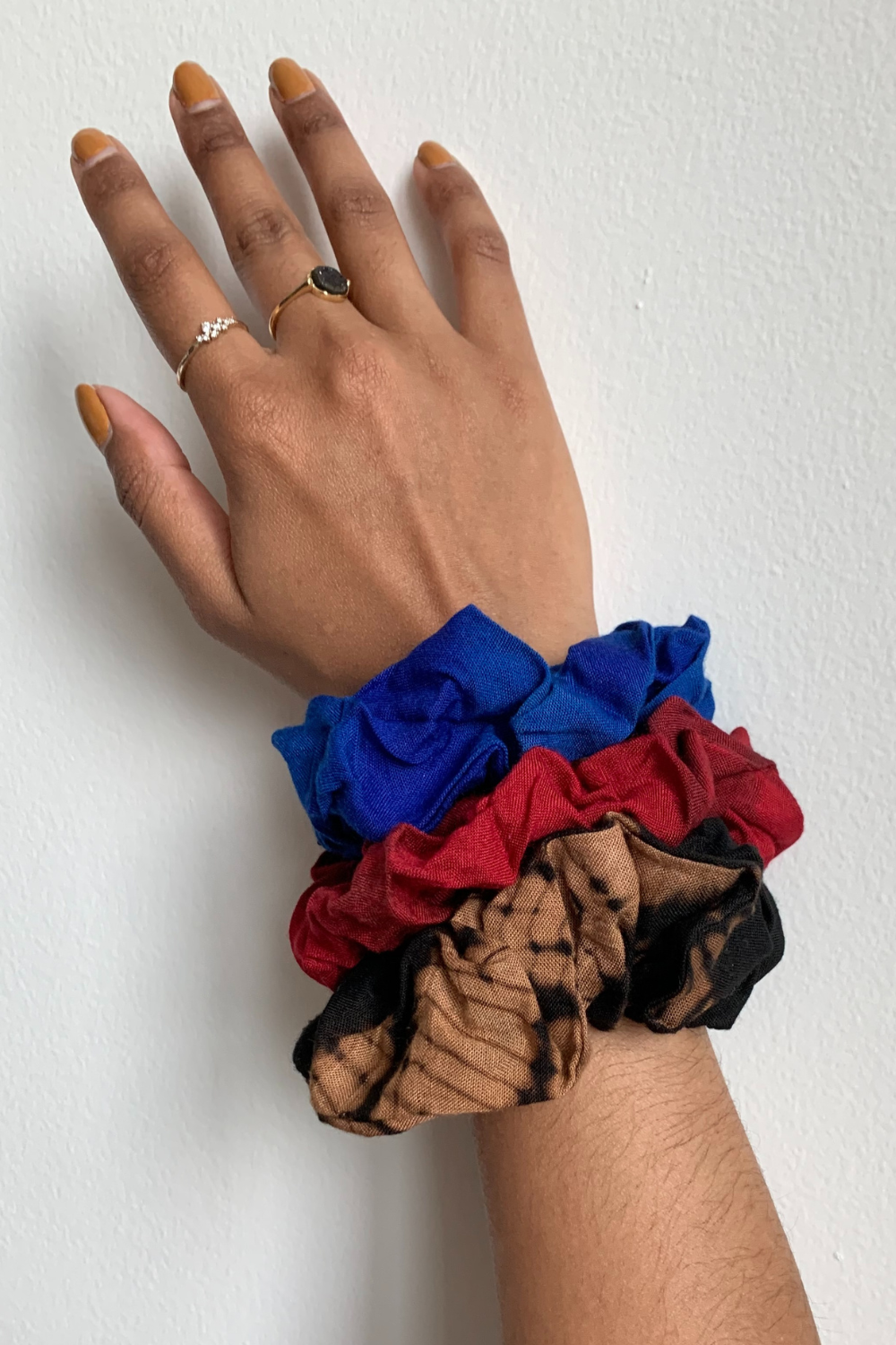 Hand-Dyed Scrunchies (Set of 3)